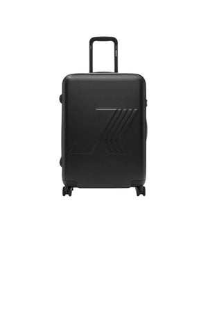 Trolley rigido K-Way con ruote a 360° e logo in rilievo