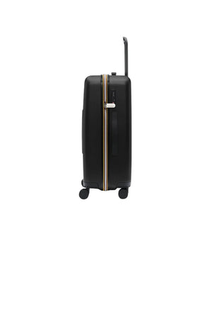 Trolley rigido K-Way con ruote a 360° e logo in rilievo