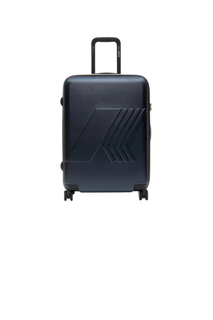 Trolley rigido K-Way con ruote a 360° e logo in rilievo