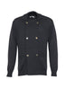 Cardigan Kangra in lana doppiopetto da uomo fronte