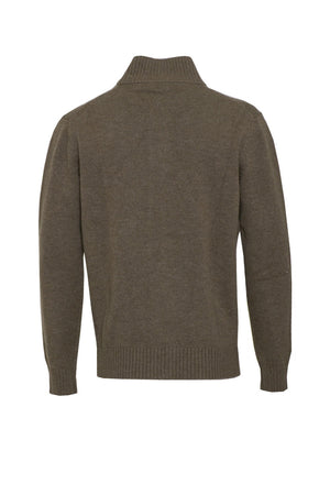 Cardigan da uomo Kangra collo alto con bottoni retro