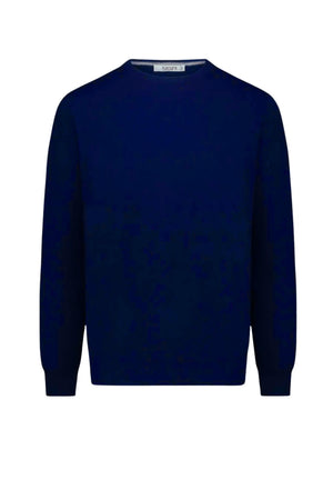 Maglione da uomo Kangra  in lana tinta unita fronte