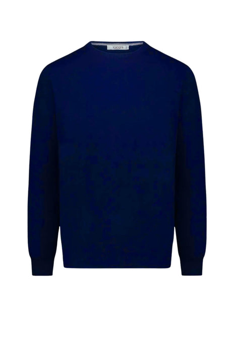 Maglione da uomo Kangra  in lana tinta unita fronte