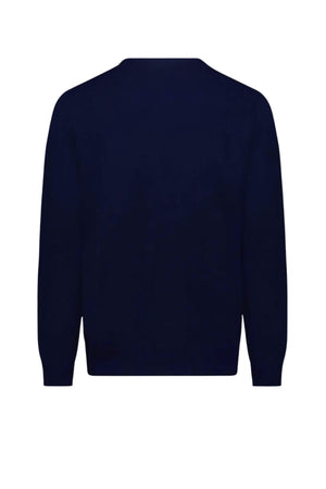 Maglione da uomo Kangra  in lana tinta unita retro