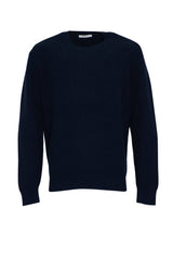 Maglione Kangra da uomo a girocollo in lana a tinta unita fronte