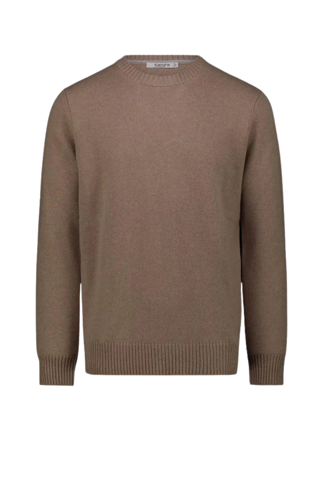 Maglia da uomo Kangra tinta unita a girocollo fronte