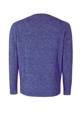 Maglione Kangra da uomo girocollo melange in lana retro
