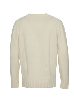 Maglia Kangra da uomo in misto alpaca a girocollo retro