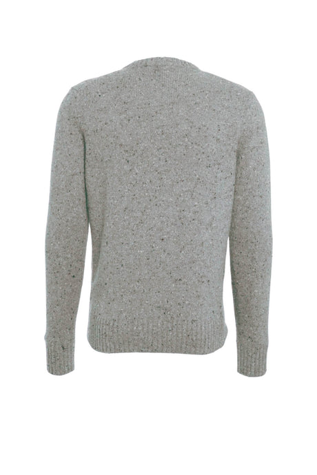 Maglia Kangra da donna melange a girocollo retro