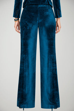 Kaos Pantaloni Donna a Palazzo in Velluto