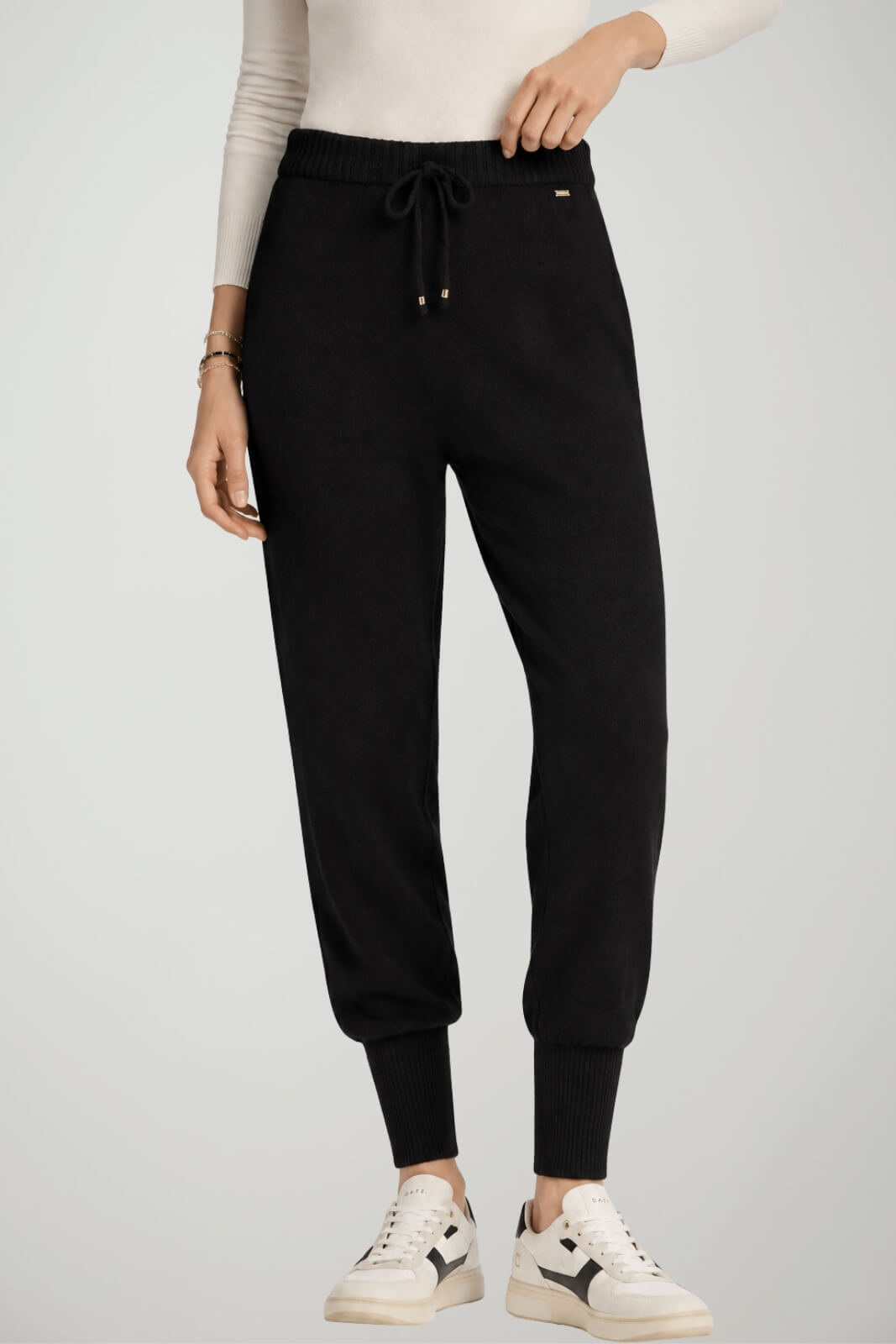 Kaos Pantaloni Donna Rasati Vita Alta Tinta Unita