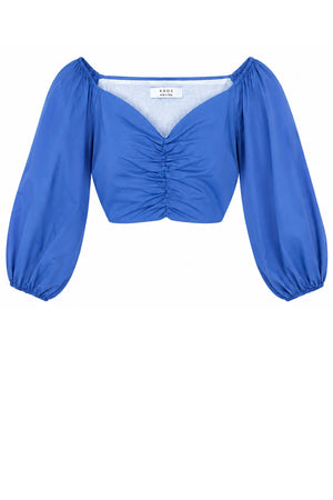 Kaos Top Donna crop in cotone