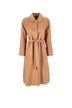 Cappotto Kaos lungo da donna in panno fronte