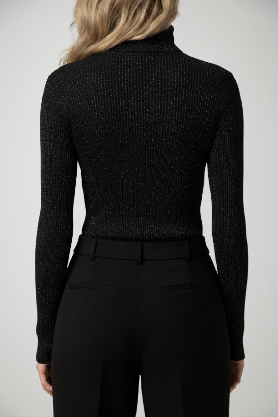 Lupetto donna Kaos a costine con lurex