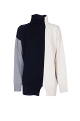 Lupetto da donna Kaos in color block con spacco