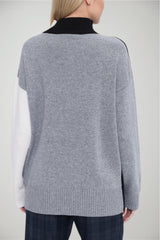 Lupetto da donna Kaos in color block con spacco