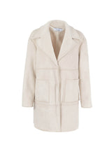 Cappotto Kaos donna montone con pelliccia interna fronte