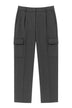 Pantaloni da donna Kaos modello cargo gessati con pences