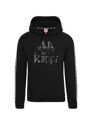 Felpa da bambino Kappa con cappuccio e maxi logo 