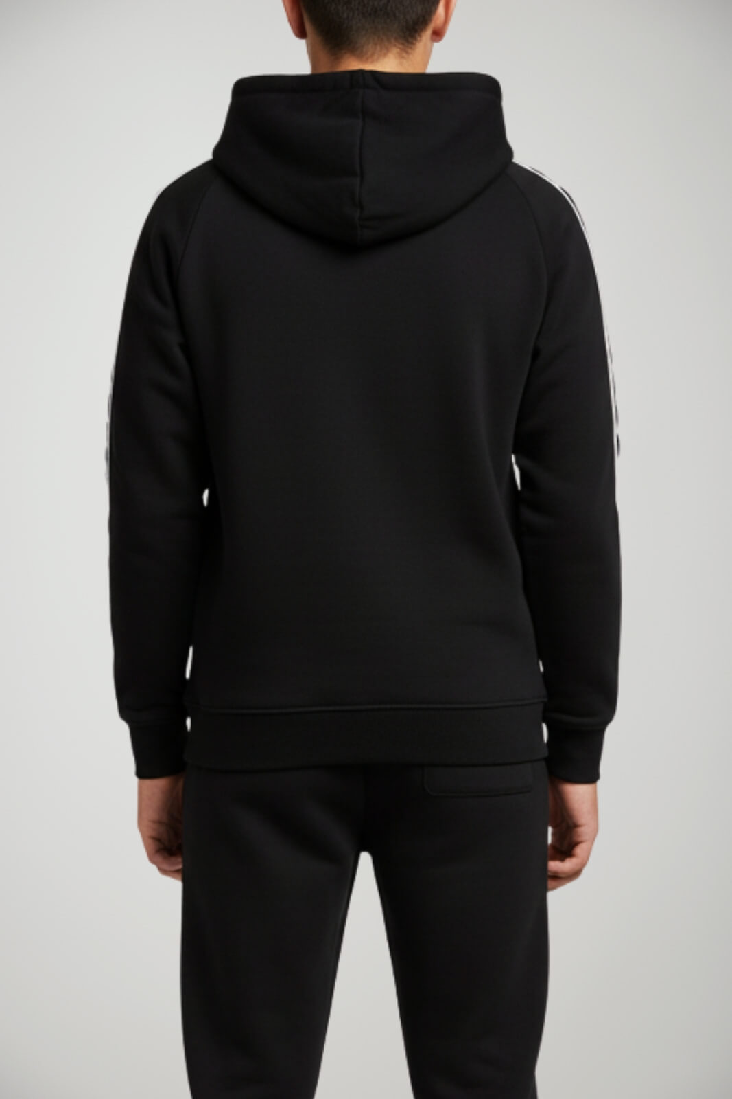 Felpa da bambino Kappa con cappuccio e maxi logo 