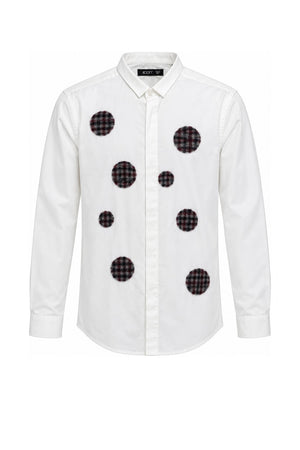 Koon Camicia Uomo con patch a quadri