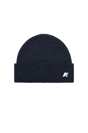 K-Way Men's Hat Brice Cardigan Stitch Wool