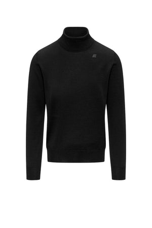 Jersey de cuello alto de merino K-Way Henry para hombre