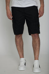 Lona de algodón elástico Bermuda 'Parachute' de Stone Island