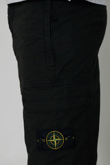 Lona de algodón elástico Bermuda 'Parachute' de Stone Island