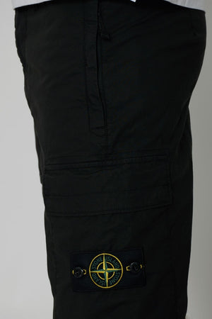 Lona de algodón elástico Bermuda 'Parachute' de Stone Island