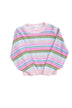 Lùlù Jersey de niña con estampado de rayas multicolor