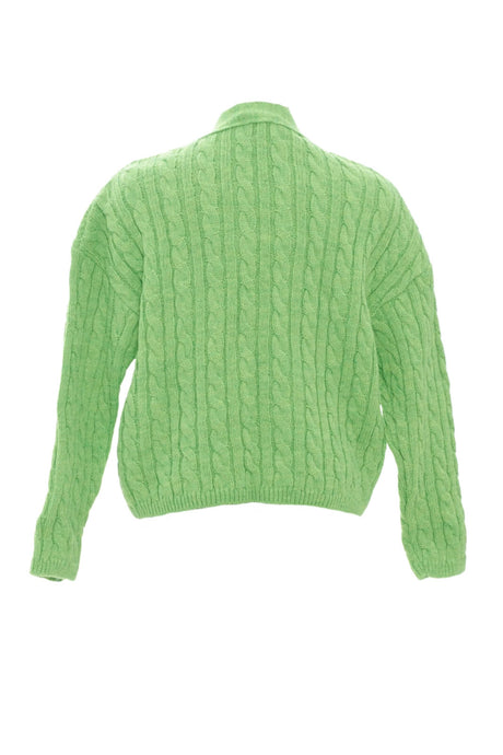 Lulù by Miss Grant Cardigan Bambina con lavorazione a trecce