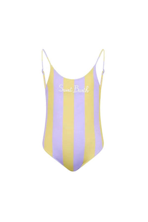 MC2 Saint Barth women's one-piece swimsuit stripes