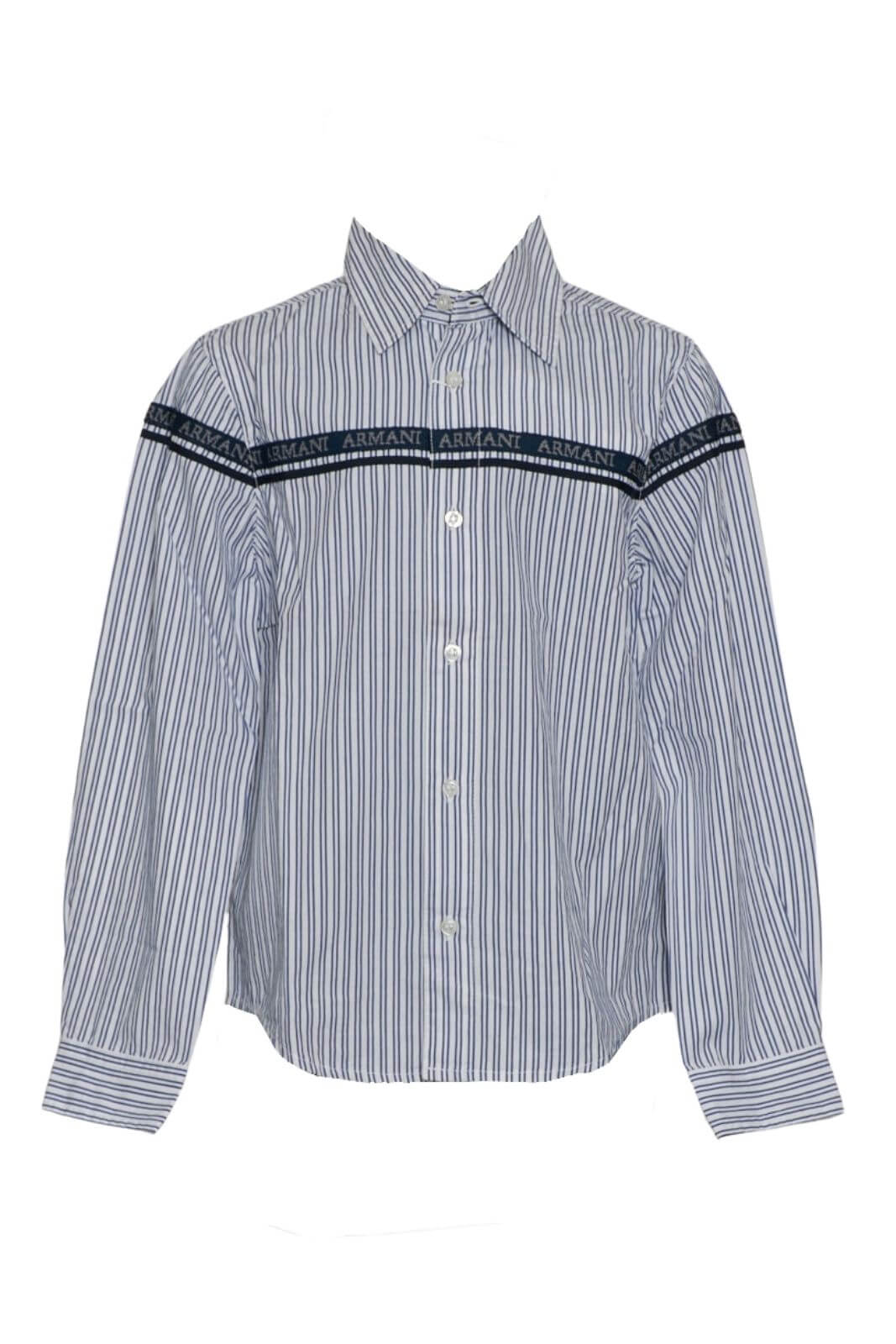 Armani Junior Camicia Bambino fantasia rigata