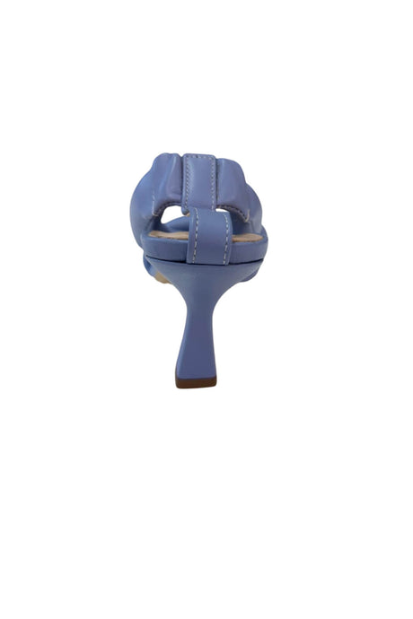 Sandali con tacco L'estrosa da donna in pelle