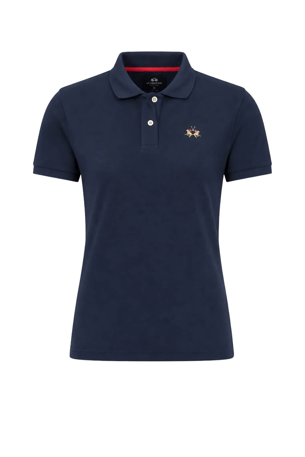 La Martina Polo Uomo in Piquet con Logo Ricamato Slim Fit