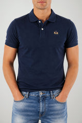 La Martina Polo Uomo in Piquet con Logo Ricamato Slim Fit