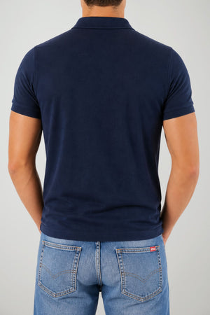 La Martina Polo Uomo in Piquet con Logo Ricamato Slim Fit