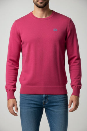 Maglia da uomo a girocollo La martina con logo