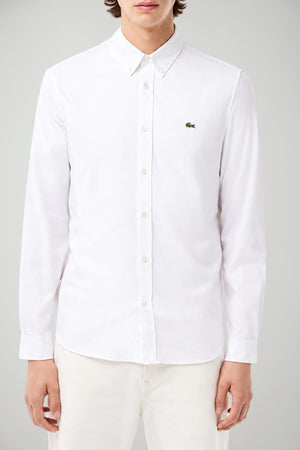 Lacoste Camicia Uomo Regular Fit in Cotone