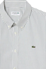 Lacoste Camicia Uomo Regular Fit Rigata in Cotone