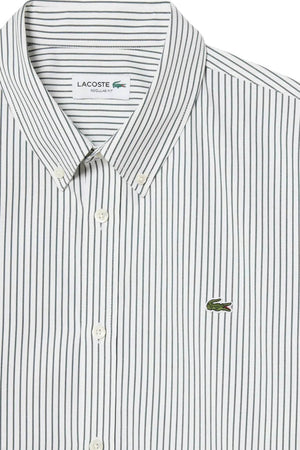 Lacoste Camicia Uomo Regular Fit Rigata in Cotone