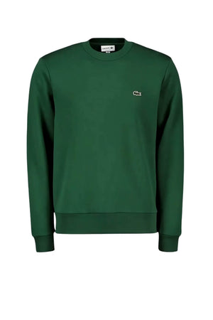 Felpa uomo Lacoste girocollo con logo fronte
