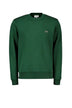 Felpa uomo Lacoste girocollo con logo fronte