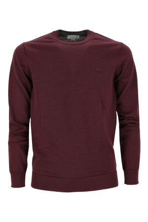 Maglia da uomo Lacoste in lana con logo fronte