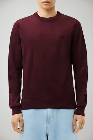 Maglia da uomo Lacoste in lana con logo fronte 1