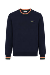 Lacoste Maglia Uomo in cotone e bordi multicolore