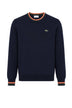 Lacoste Maglia Uomo in cotone e bordi multicolore