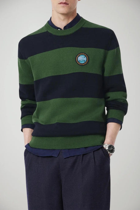 Lacoste Maglia Uomo a righe in cotone