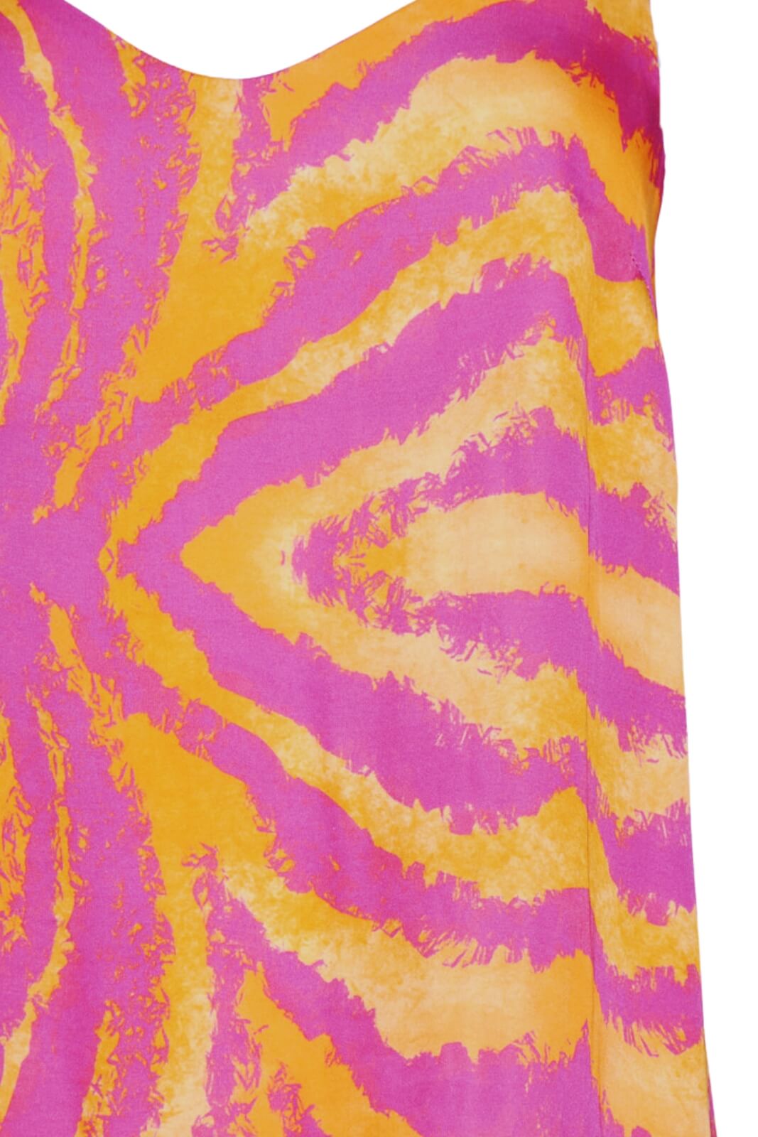 Top donna smanicato multicolore dettaglio